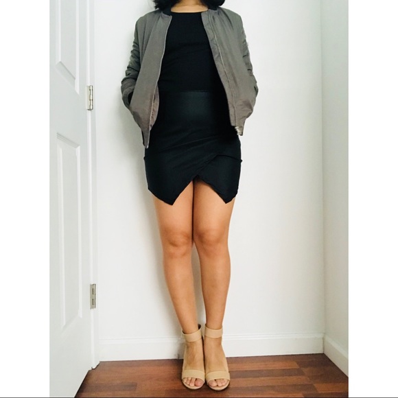 Solemio Dresses & Skirts - Black Faux Leather Mini Skirt